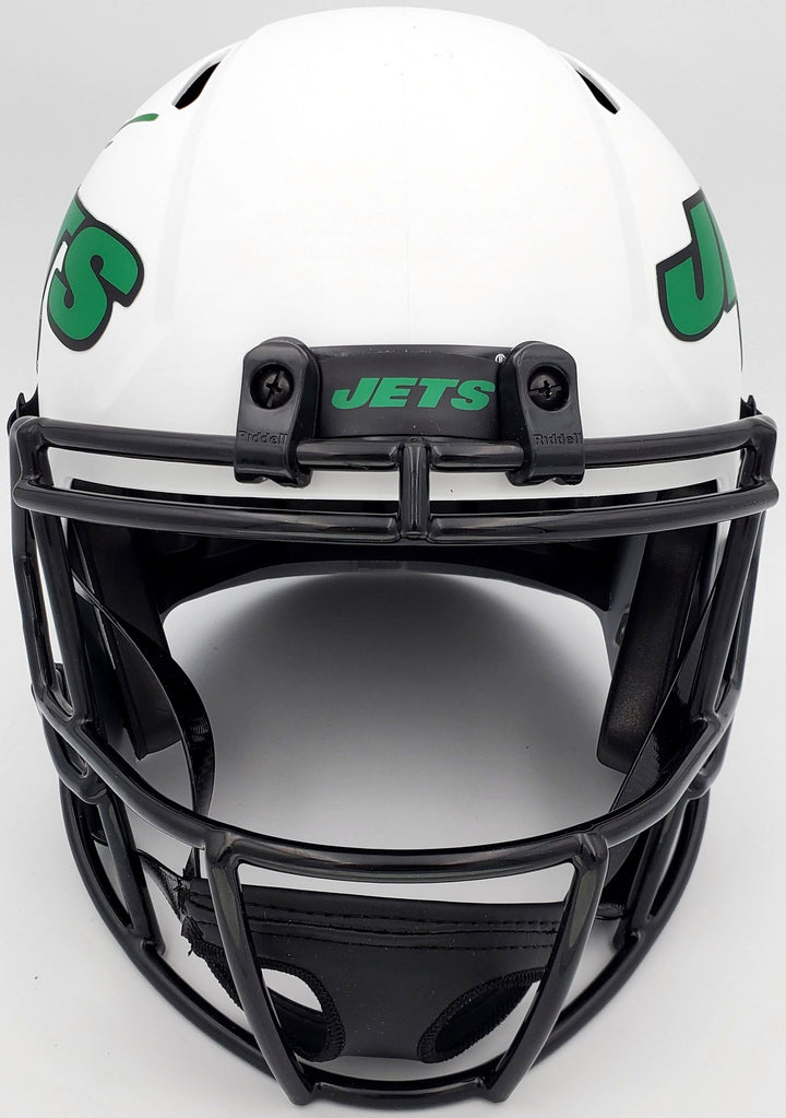 Zach Wilson Auto Jets Lunar Eclipse White Full Size Replica Speed Helmet Beckett
