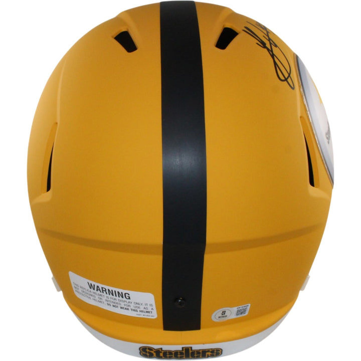 Jack Sawyer Autographed Pittsburgh Steelers F/S Alt 25 Helmet Beckett WIT 56953