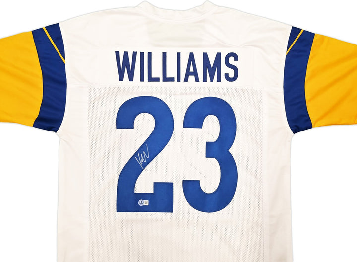 Los Angeles Rams Kyren Williams Signed White Jersey Beckett