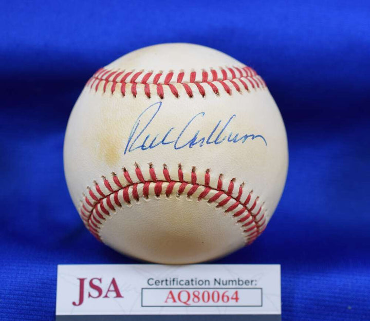 Richie Ashburn JSA Coa Autograph National League ONL Signed Baseball