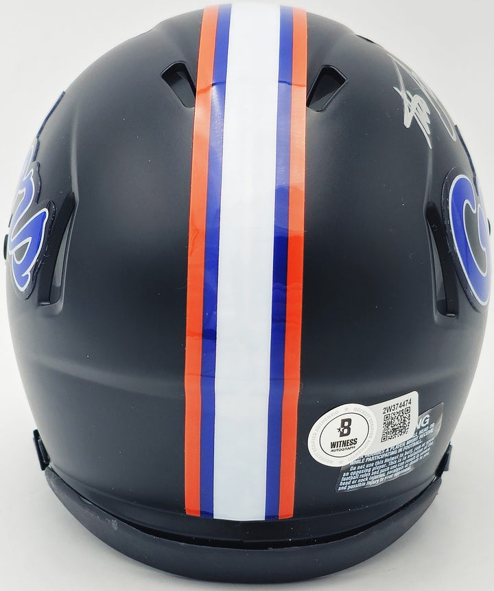 Steve Spurrier Auto Florida Gators Black 2023 Alt Speed Mini Helmet Beckett