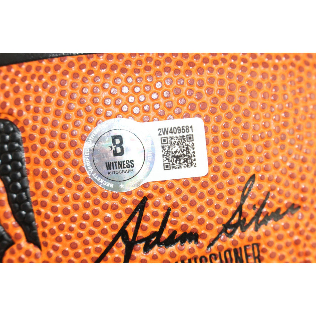 John Stockton Karl Malone Autographed/Signed Utah Jazz Basketball Beckett 53106