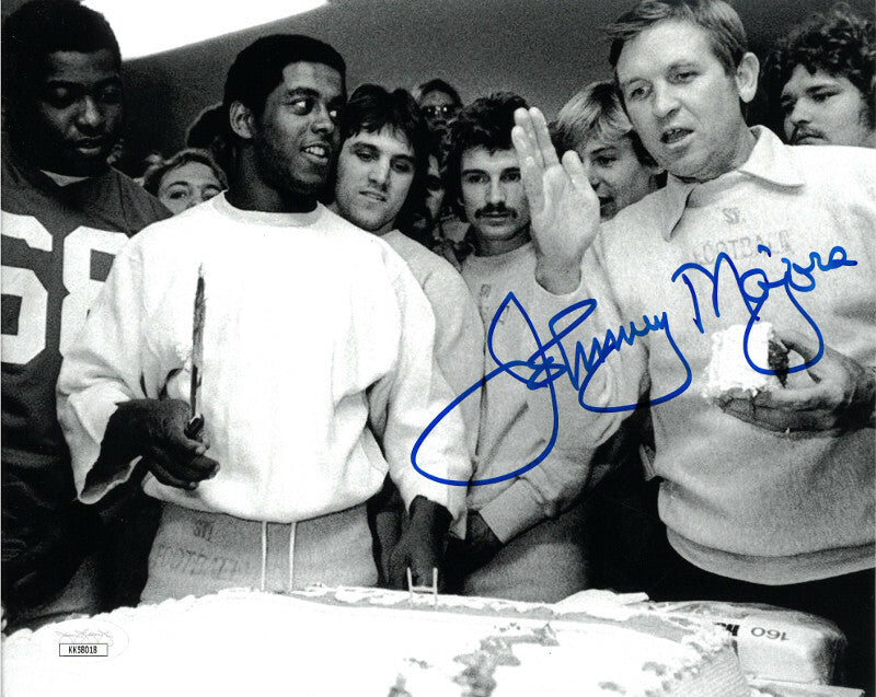Johnny Majors signed Pitt Panthers 8x10 Photo - JSA 1976 National Champs Dorsett