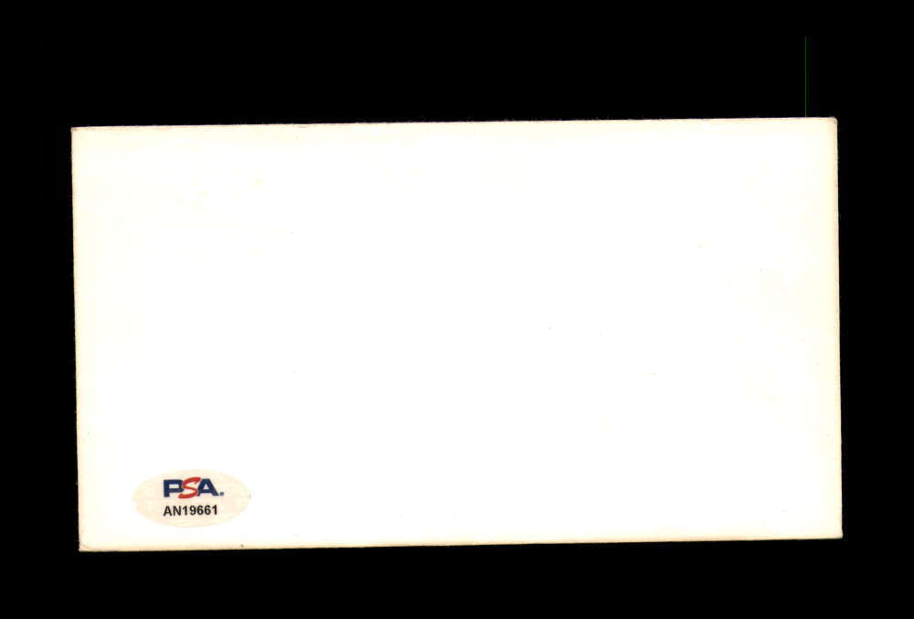 Dick Enberg PSA DNA Signed FDC 1969 First Day Cover Cache Autograph