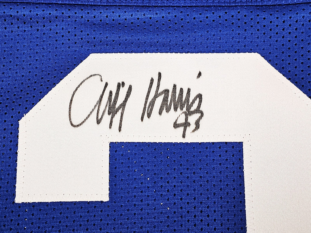 Dallas Cowboys Cliff Harris Autographed Signed Blue Jersey PSA/DNA