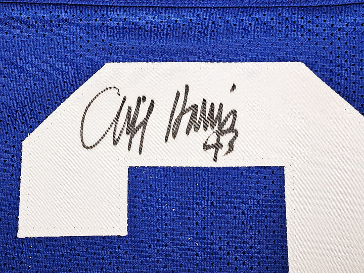 Dallas Cowboys Cliff Harris Autographed Signed Blue Jersey PSA/DNA