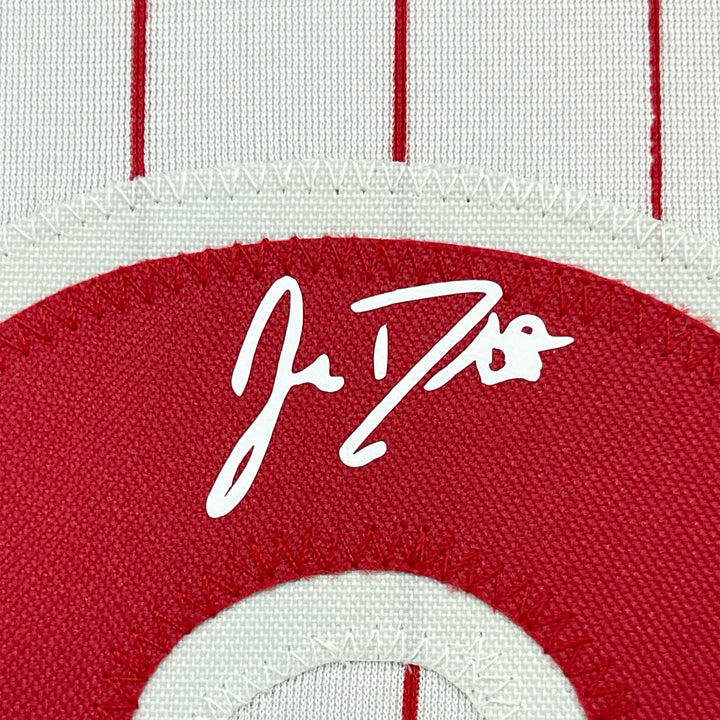 Framed Facsimile Autographed JT J.T. Realmuto 33x42 Reprint Laser Auto Jersey