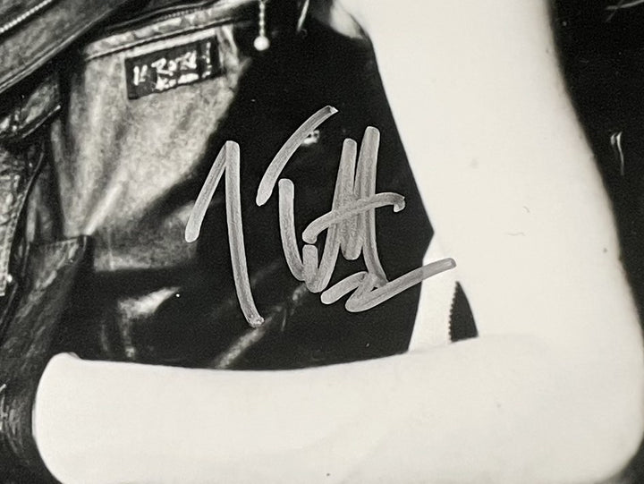Joe Elliott Signed 11x14 Def Leppard Black And White Photo JSA ITP
