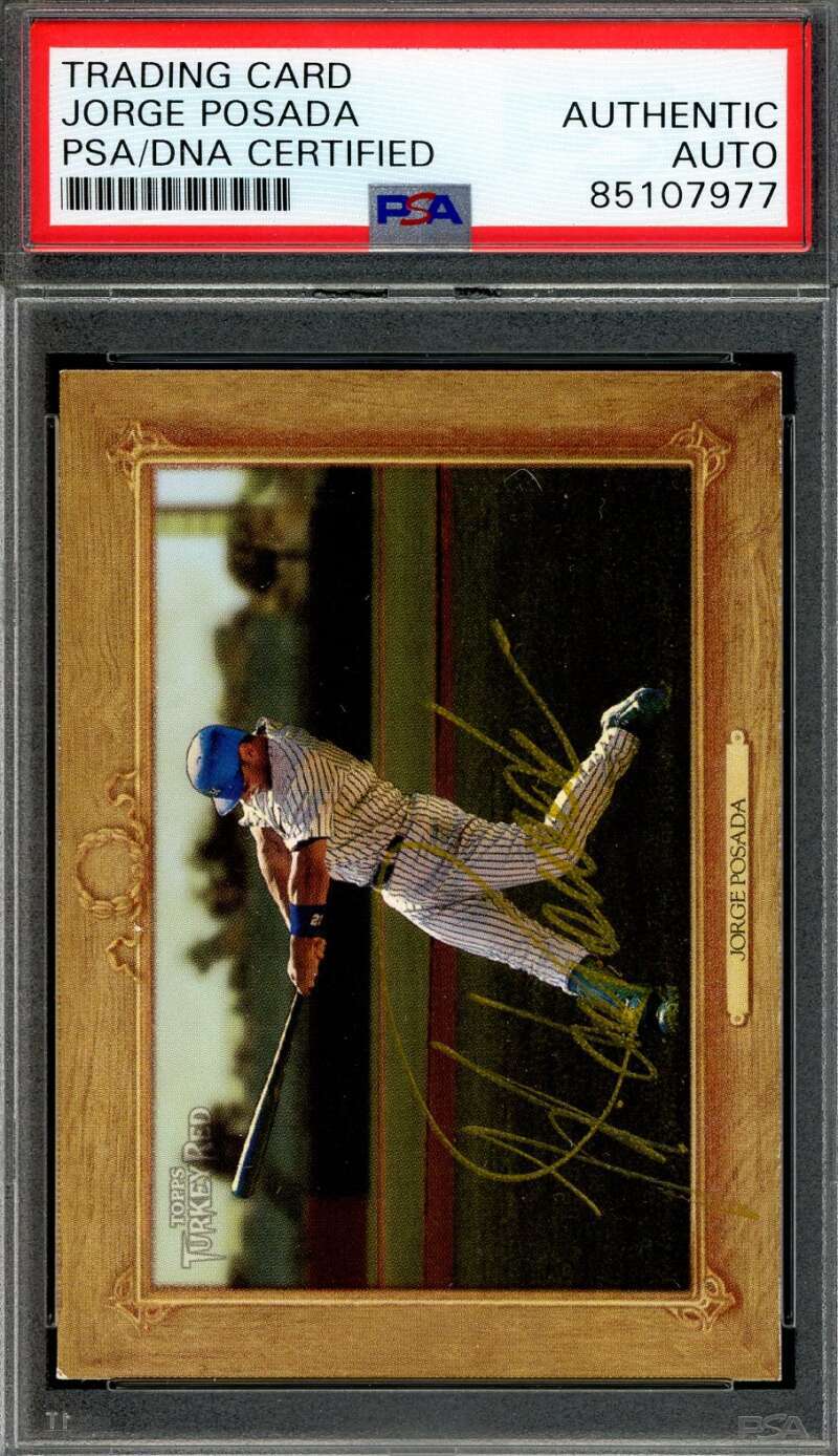 Jorse Posada PSA DNA Signed 2007 Topps Turkey Red Autograph