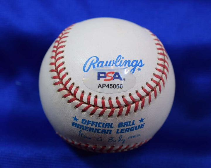 Wade Boggs PSA DNA Autograph American League Signed Baseball HOF 05