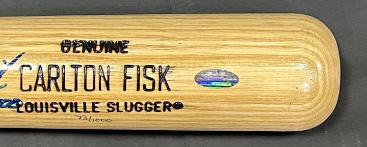 Carlton Fisk Signed Louisville Game Model Bat Red Sox HOF 2000 LE Auto Steiner