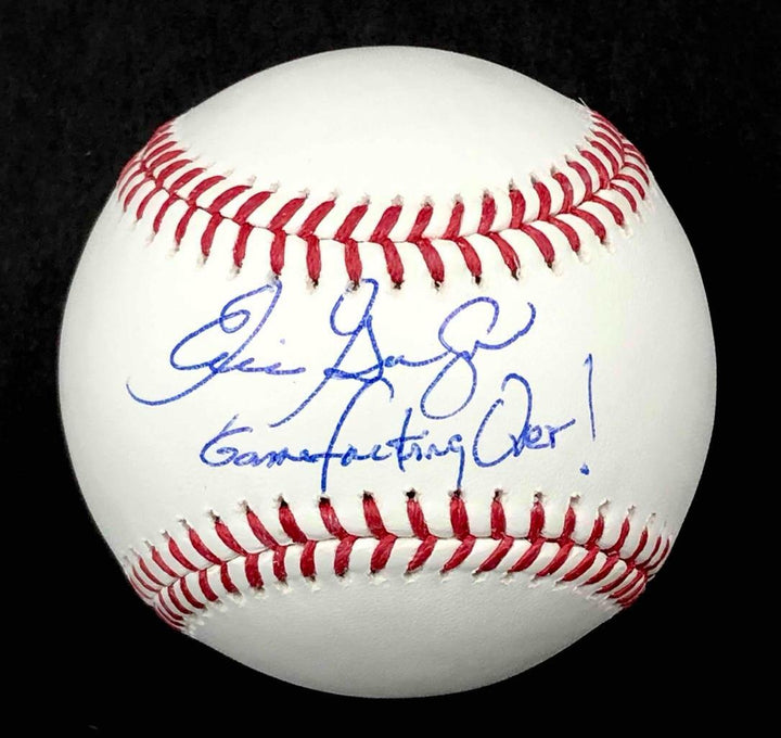 Eric Gagne full autograph "Game FN Over" signed MLB Baseball BAS Beckett Witness