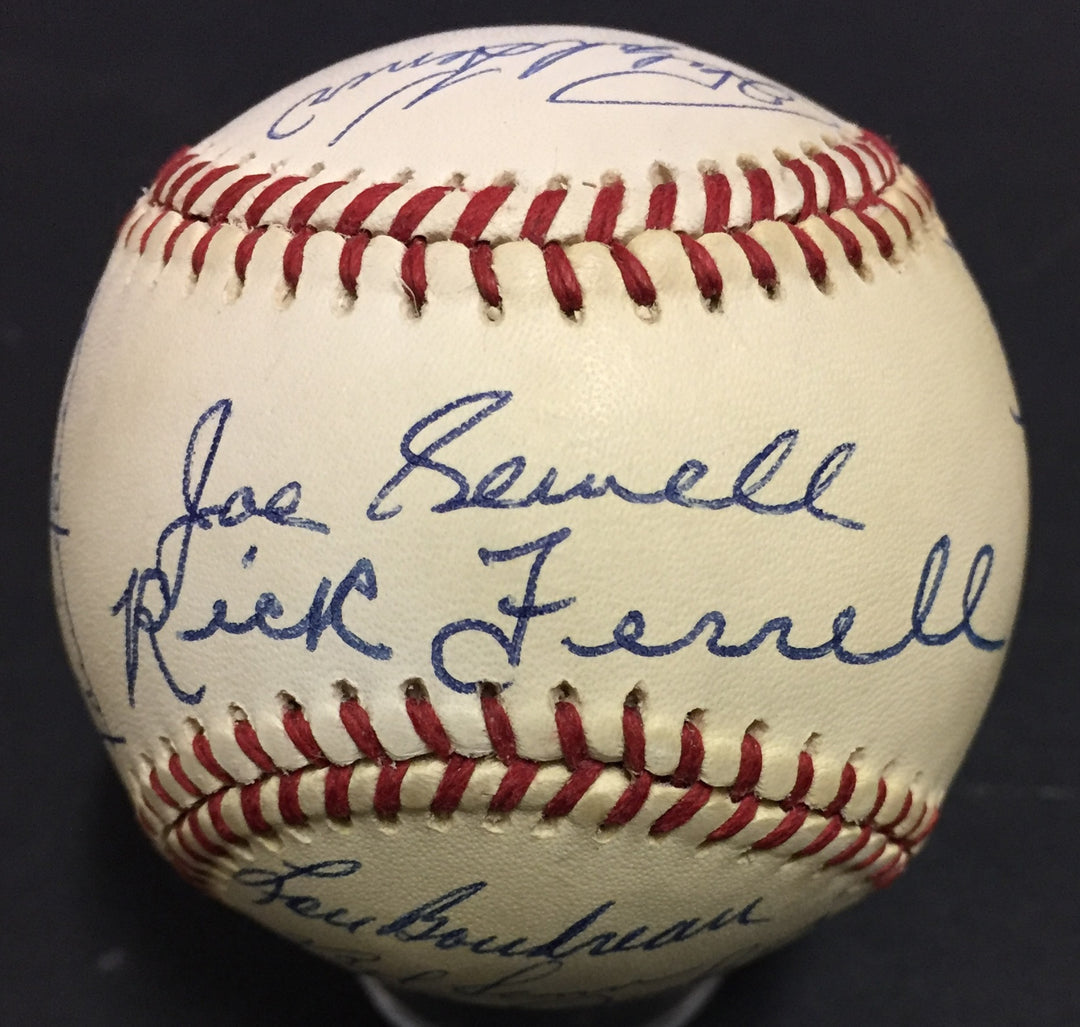 HOF 16 Auto Signed Baseball Duke Snider Bob Gibson Juan Marichal Spahn COA CBM