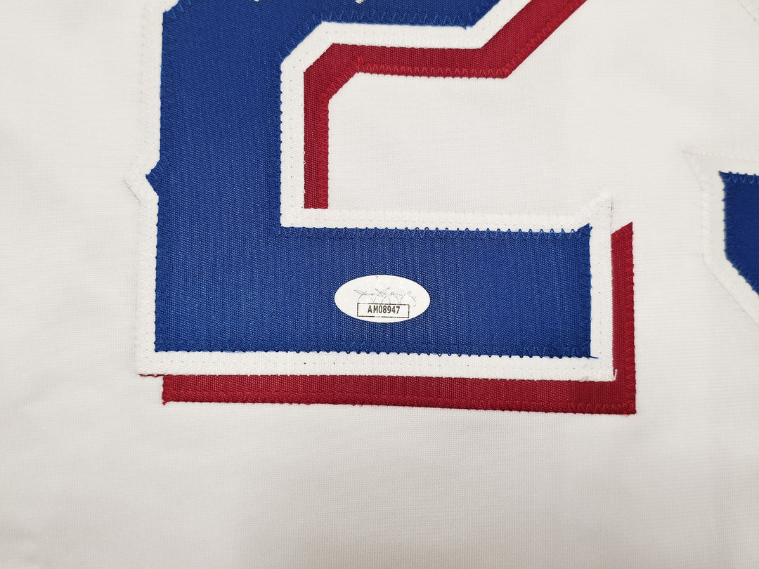 Texas Rangers Adrian Beltre Autographed White Jersey JSA