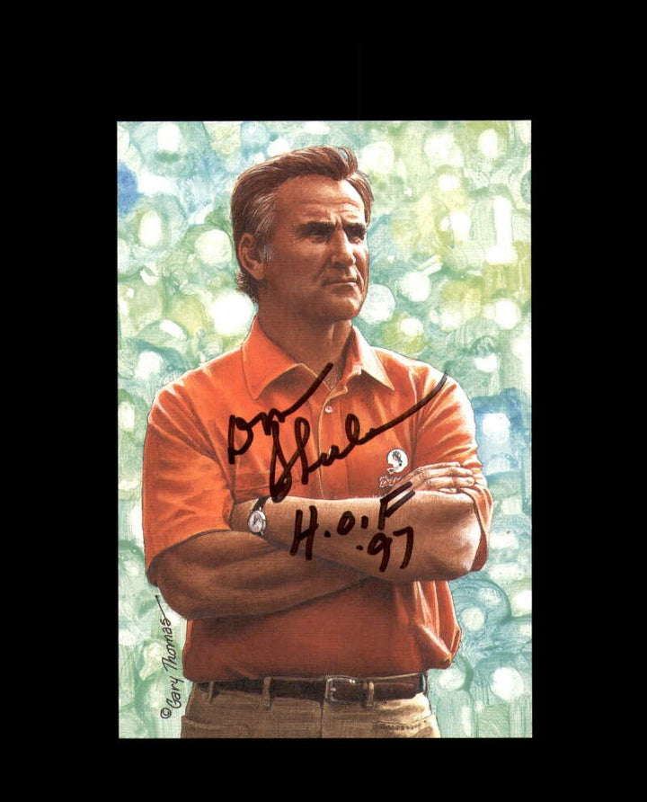 Don Shula PSA DNA Signed Goal Line Art Card GLAC Autograph HOF 97