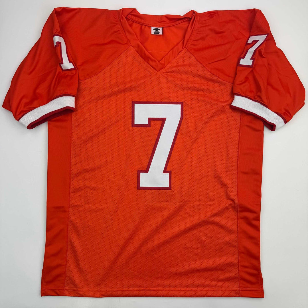 Autographed/Signed Bucky Irving Tampa Bay Creamsicle Retro Jersey Beckett COA