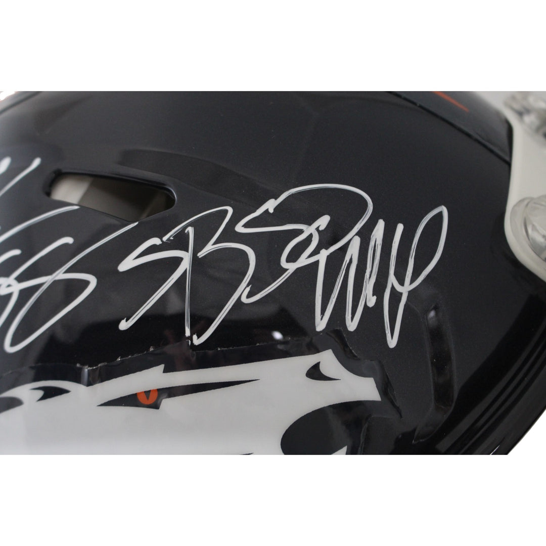 Von Miller Autographed Denver Broncos Authentic TB Helmet SB MVP Beckett W 54731
