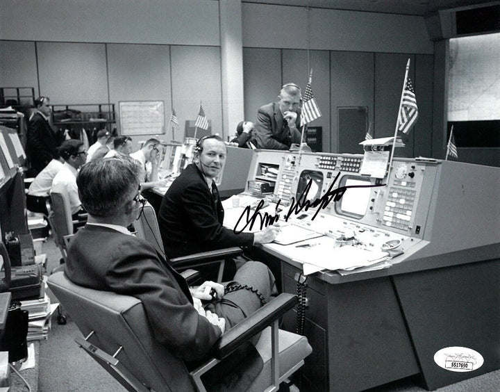 Christopher Kraft signed 1965 Gemini 6 Flight Director/Apollo 13 8x10 Photo- JSA