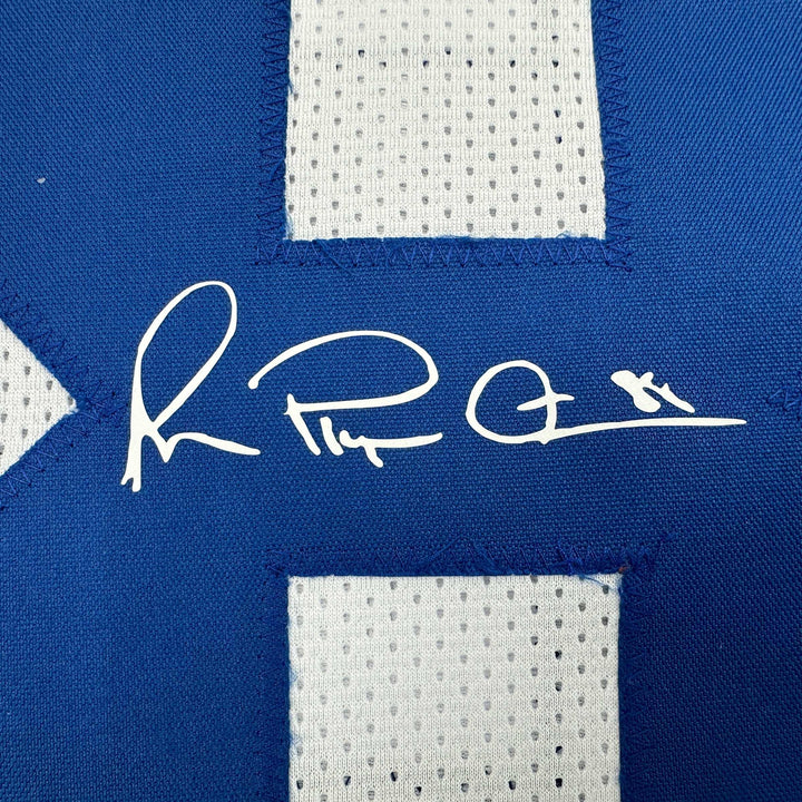 Facsimile Autographed Michael Irvin Dallas White Reprint Jersey Size Men's XL