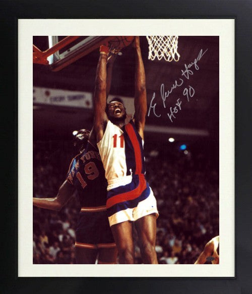 Elvin Hayes signed Washington Bullets 16X20 Photo HOF 90 Framed- Leaf Authentics