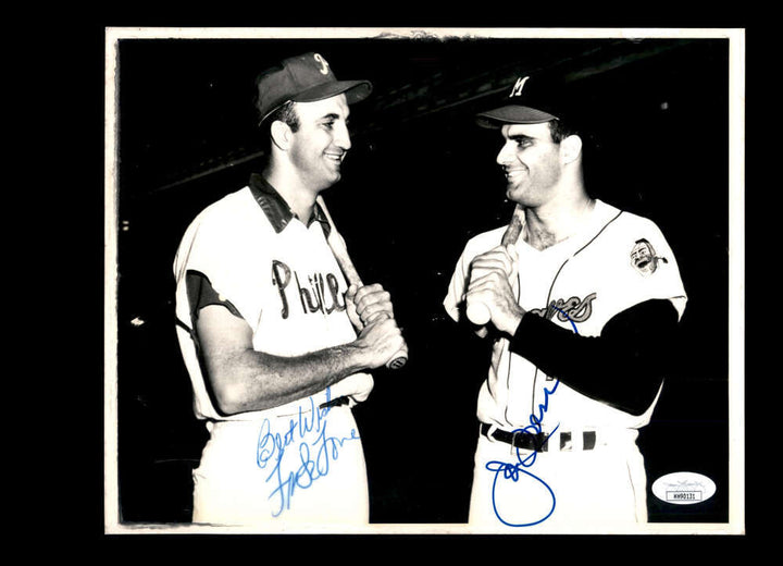 Joe Torre Frank Torre JSA Cert Signed  8x10 Photo Autograph