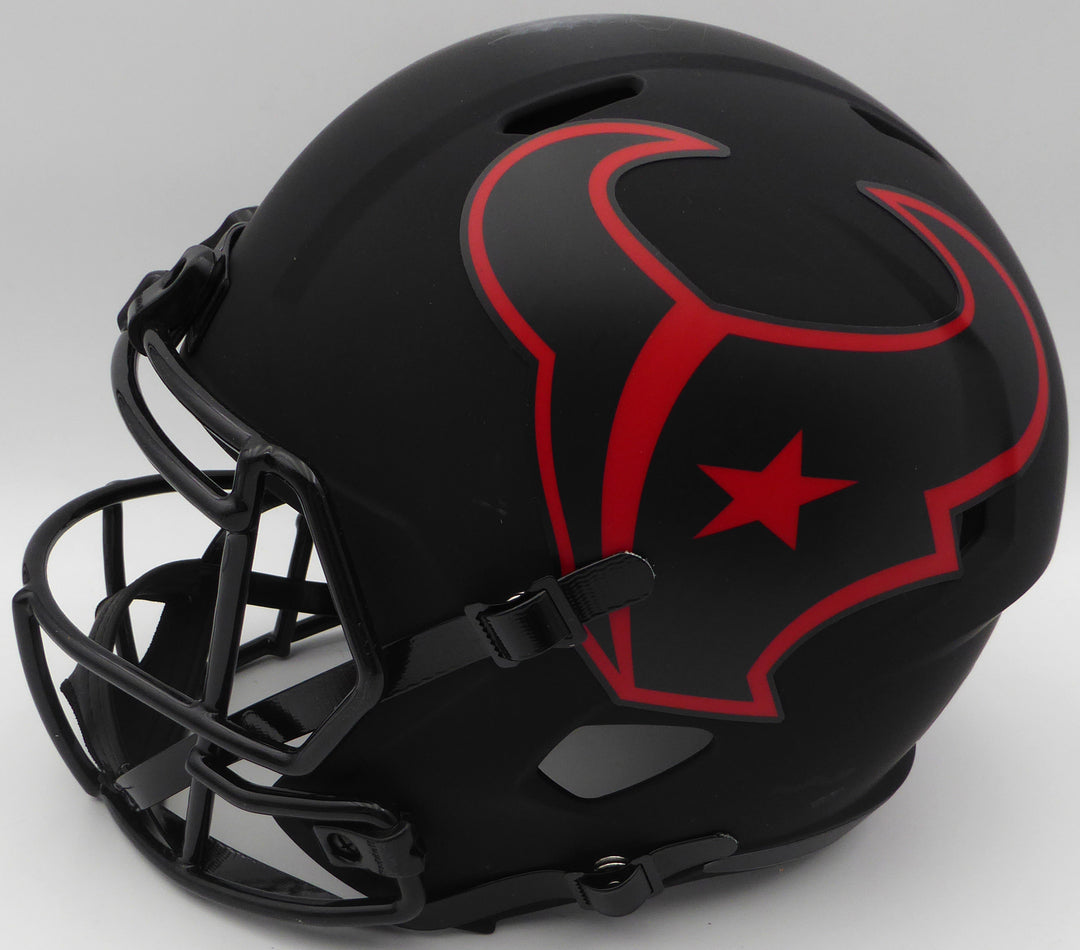 Nico Collins Autographed Eclipse Full Size Helmet Texans Beckett 1W433071