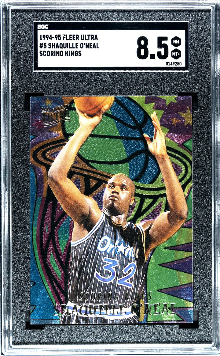 Shaquille O'Neal 1994-95 Fleer Ultra Scoring Kings Card #5- SGC Graded 8.5 NM-MT