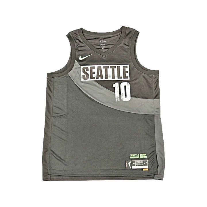 Sue Bird Seattle Storm Autographed Nike Rebel Edition Black Jersey with "4x WNBA Champ" Inscription Signed Under Number (CX Auth)