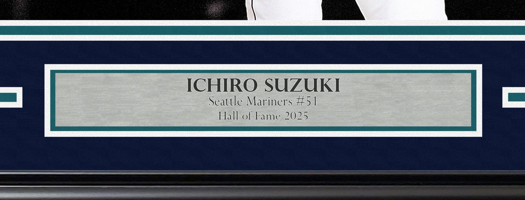 Ichiro Suzuki Signed Framed 16x20 Photo Seattle Mariners Beckett BAS Witness