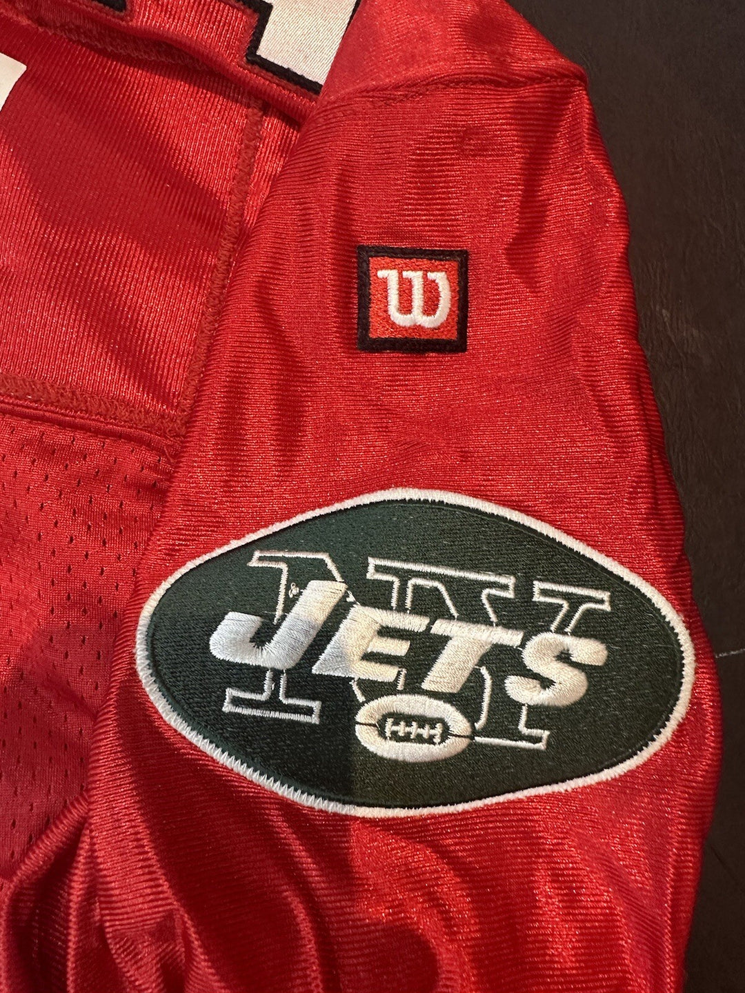 Keyshawn Johnson Jets AFC Wilson Authentic Game Used Issue Pro Bowl Patch Jersey