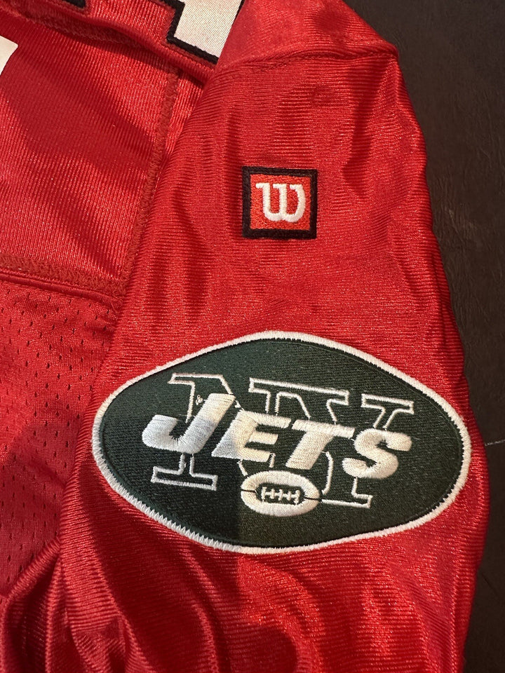 Keyshawn Johnson Jets AFC Wilson Authentic Game Used Issue Pro Bowl Patch Jersey