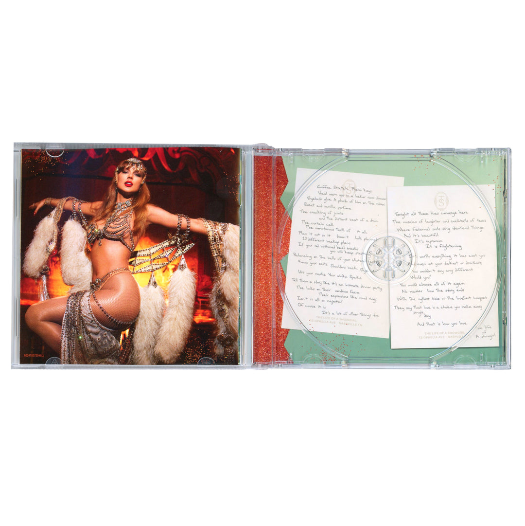 LONG SIGNATURE Taylor Swift Signed The Life Of A Showgirl CD JSA COA Autograph C