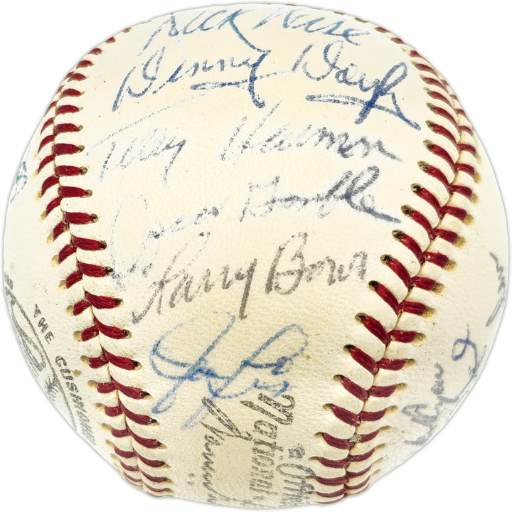 1971 Philadelphia Phillies Signed Official Giles NL Baseball 24 Sigs