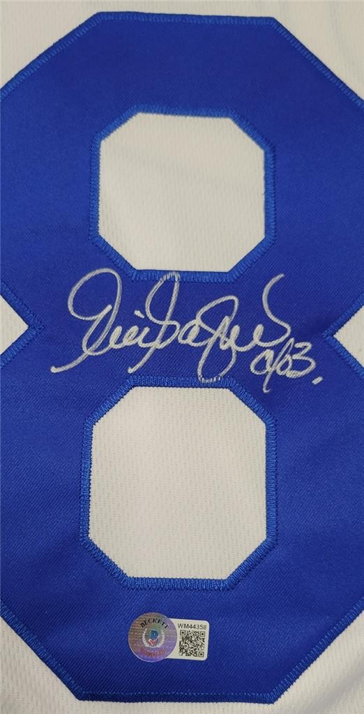 Eric Gagne full autograph "CY 03" signed LA Dodgers Jersey ~ Beckett BAS Witness