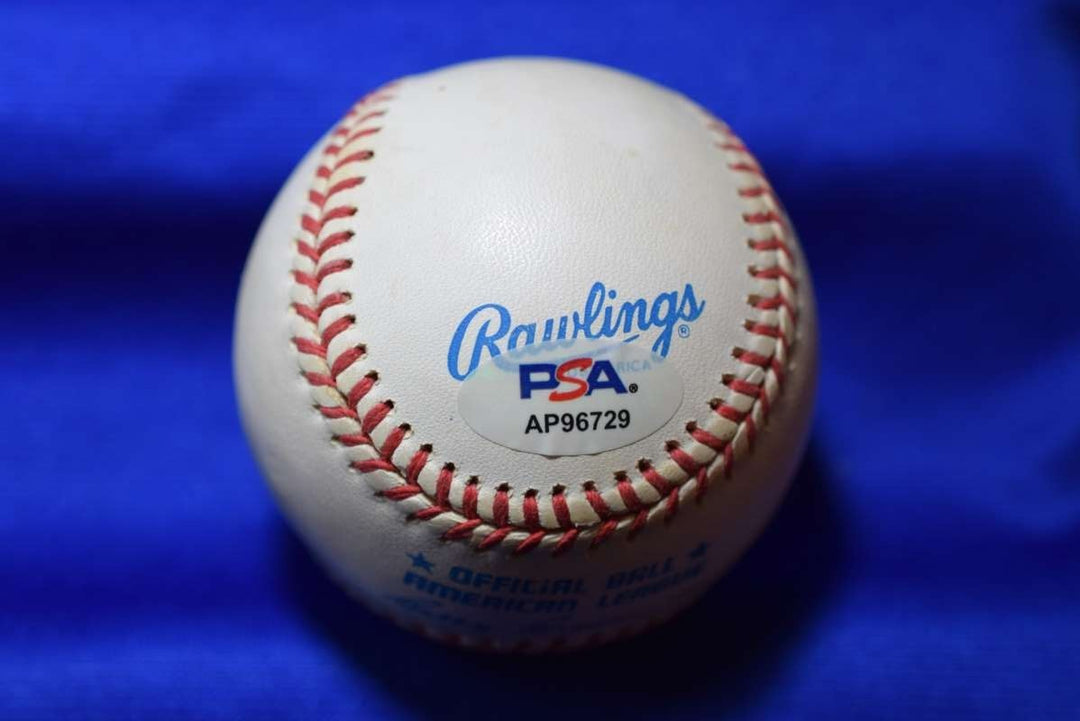 Bob Feller PSA DNA Autograph American League OAL Signed Baseball HOF 62