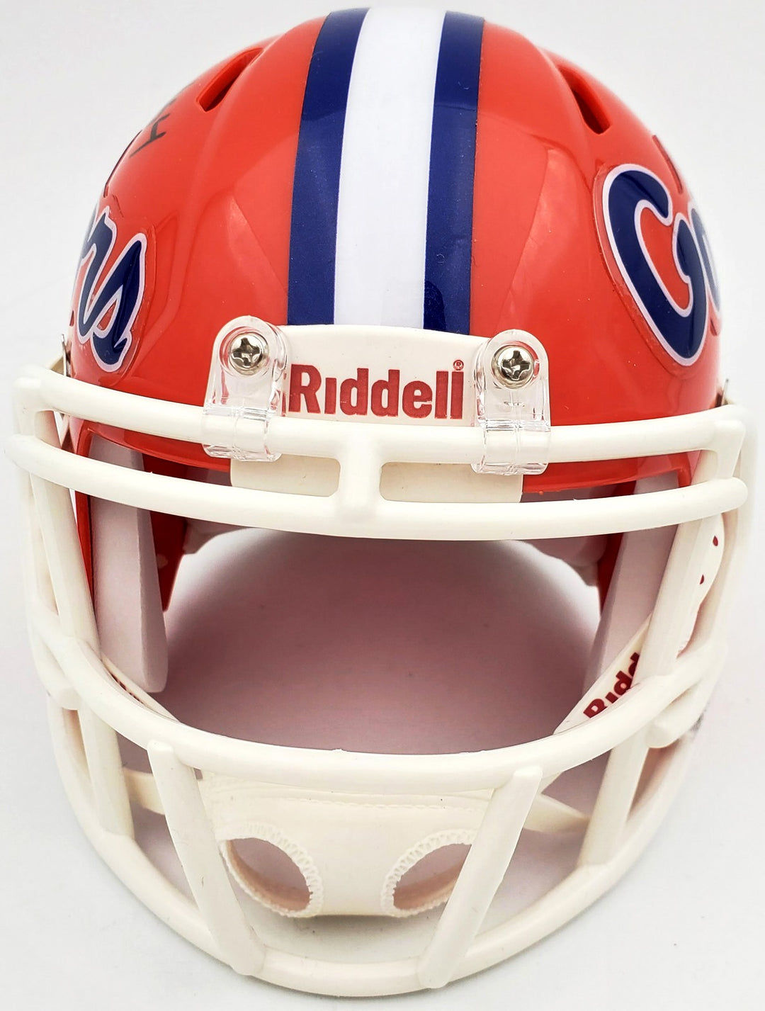 Kyle Pitts Autographed Signed Florida Gators Orange Speed Mini Helmet Beckett