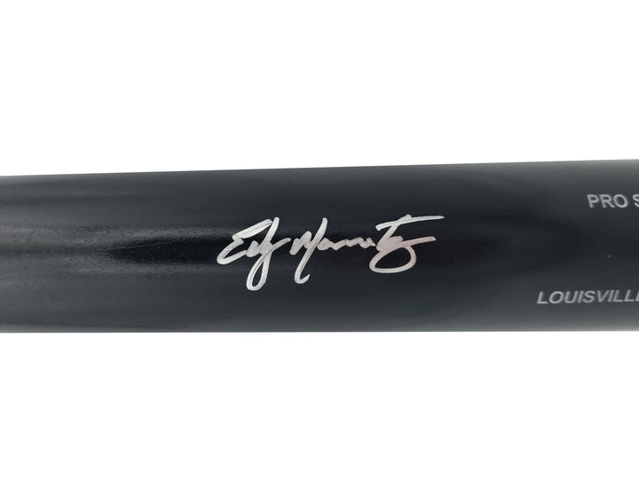 Edgar Martinez Auto Black L Slugger Pro Stock Baseball Bat Mariners Beckett Wit