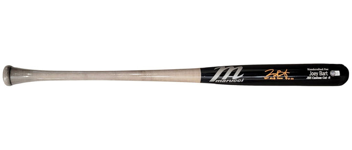 Joey Bart Giants Pirates Signed Marucci Players Model Bat 1st MLB Homer BAS