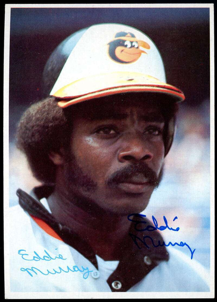 Eddie Murray JSA Coa Signed 1980 Topps Super Autograph