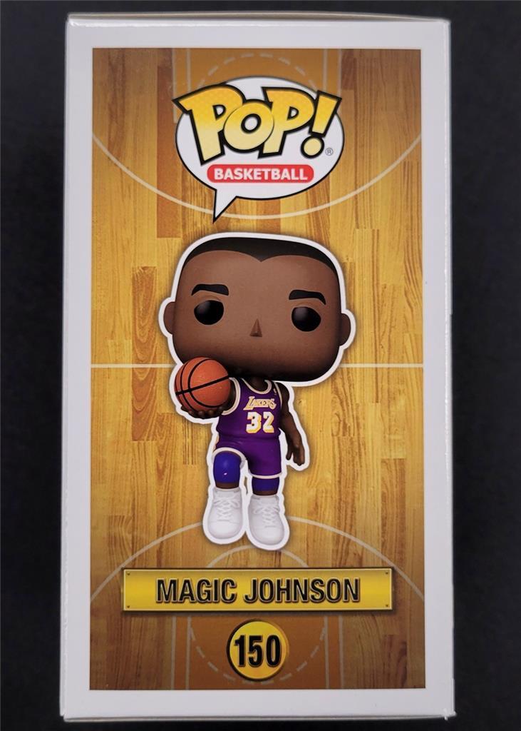 Magic Johnson signed Purple Lakers Funko Pop! Exclusive ~ Beckett BAS Witness