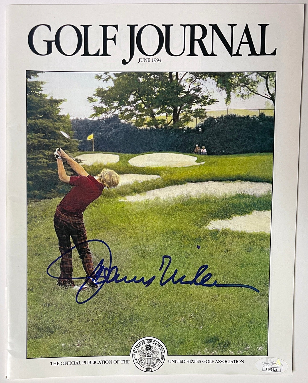 Johnny Miller signed Golf Journal Full Magazine June 1994 No Label- JSA #EE63431