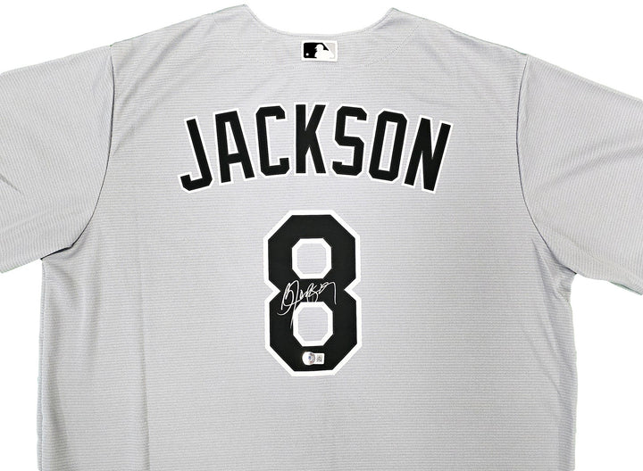 Chicago White Sox Bo Jackson Signed Gray Nike Jersey Size XL Beckett Wit