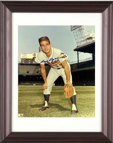 Luis Aparicio signed Baltimore Orioles MLB  8x10 Photo imperfect Framed - COA