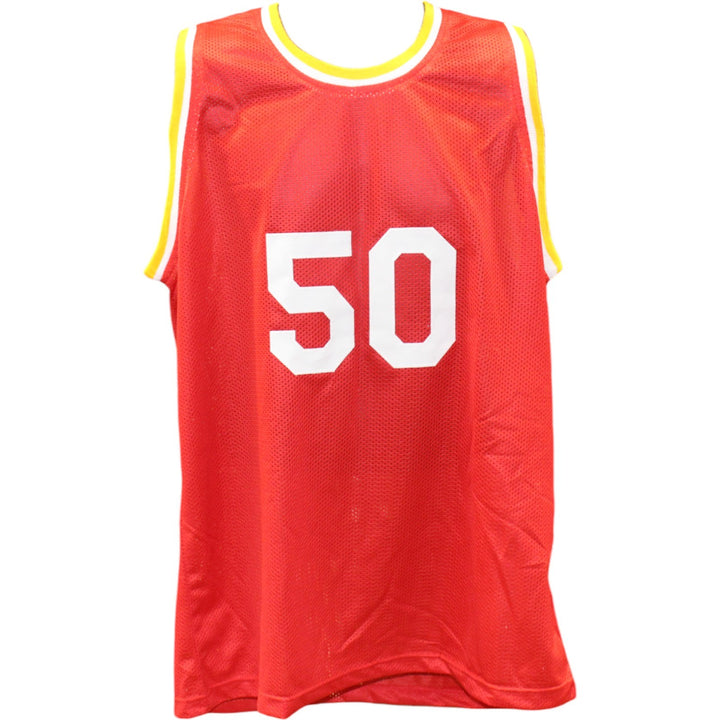 Ralph Sampson Autographed Pro Style Red XL Jersey HOF Beckett Witness 49737