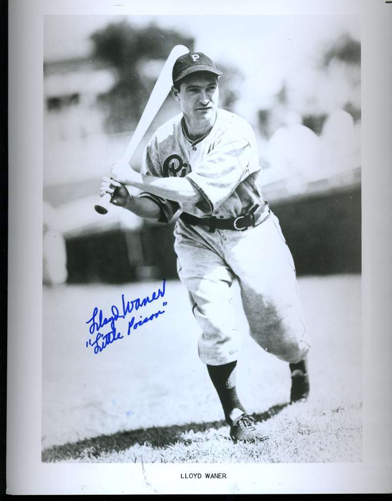 Lloyd Waner Psa/dna Signed Certified 8x10 Photo Authentic Autograph