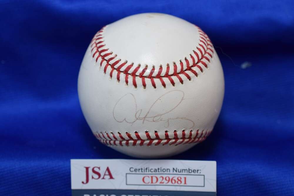 Alex Rodriguez JSA COA Autograph OML Major League Signed Baseball