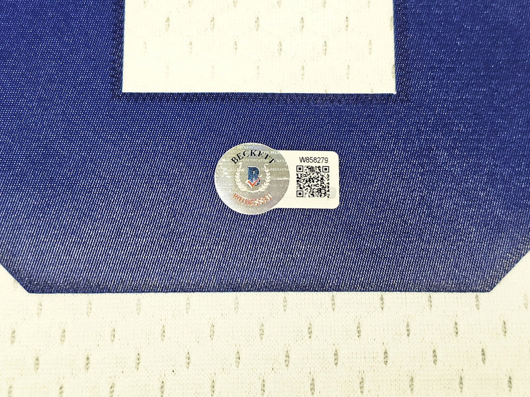 76ers Julius Dr J Erving Auto White Mitchell Ness 1985 Swingman AS Jersey L BAS