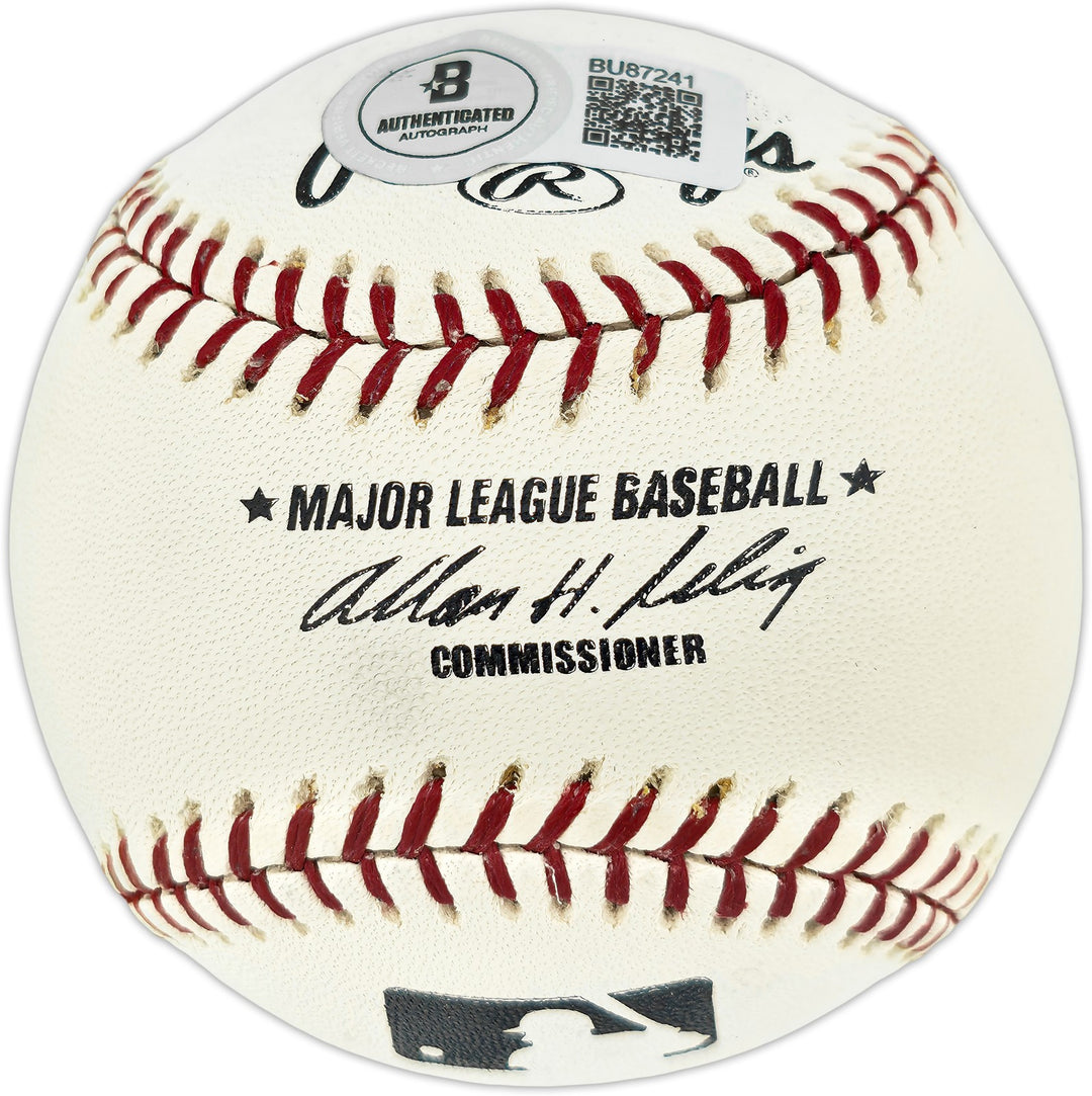 Ken Rowe Auto Official Rawlings MLB Baseball Dodgers "Dodgers 1963" Beckett