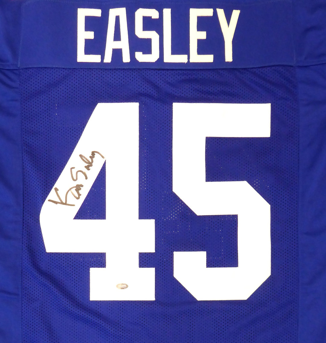 Seattle Seahawks Kenny Easley Signed Framed Blue Jersey MCS Holo