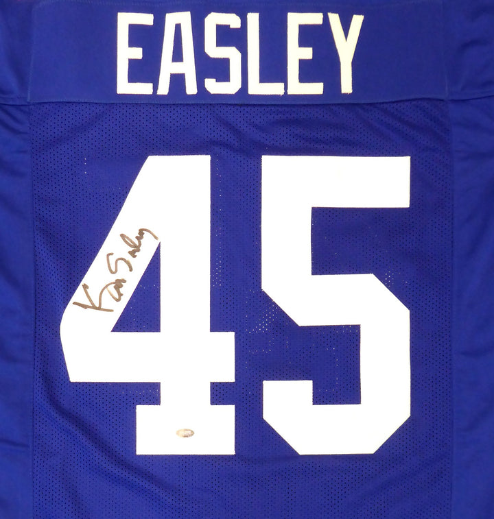 Seattle Seahawks Kenny Easley Signed Framed Blue Jersey MCS Holo